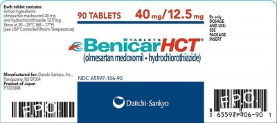 Benicar Gastrointestinal Injury Trials Scheduled for 2016